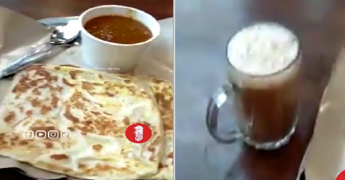 GUY BOUGHT 2 PRATA, 1 SMALL CURRY AT INDIAN FOODSHOP FOR $15.40