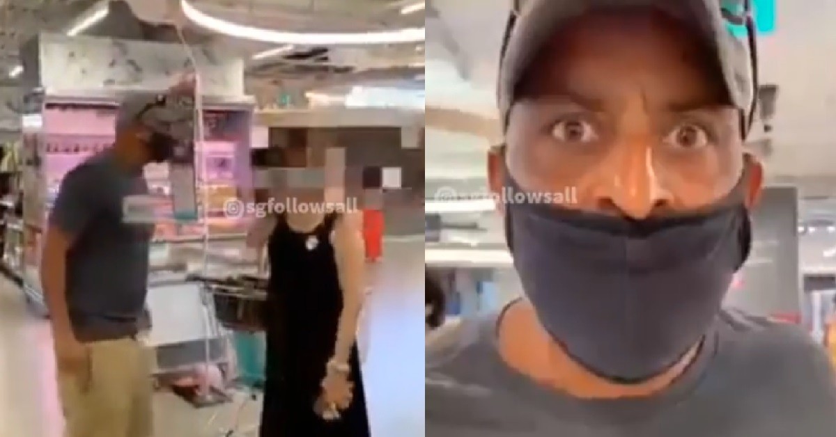 NEW SOVEREIGN NO WEAR MASK, ALLEGEDLY WANT HANTAM WOMAN, ASK FOR BADGE