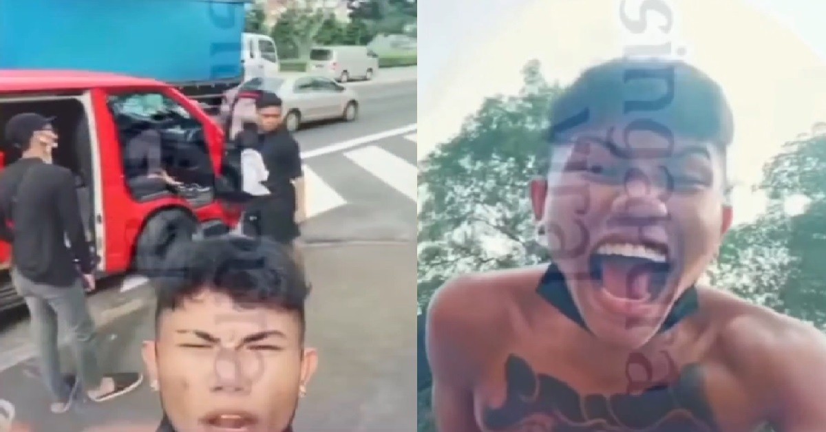 MATREP HAVING PARTY IN THE MIDDLE OF EXPRESSWAY AFTER VAN BROKE DOWN