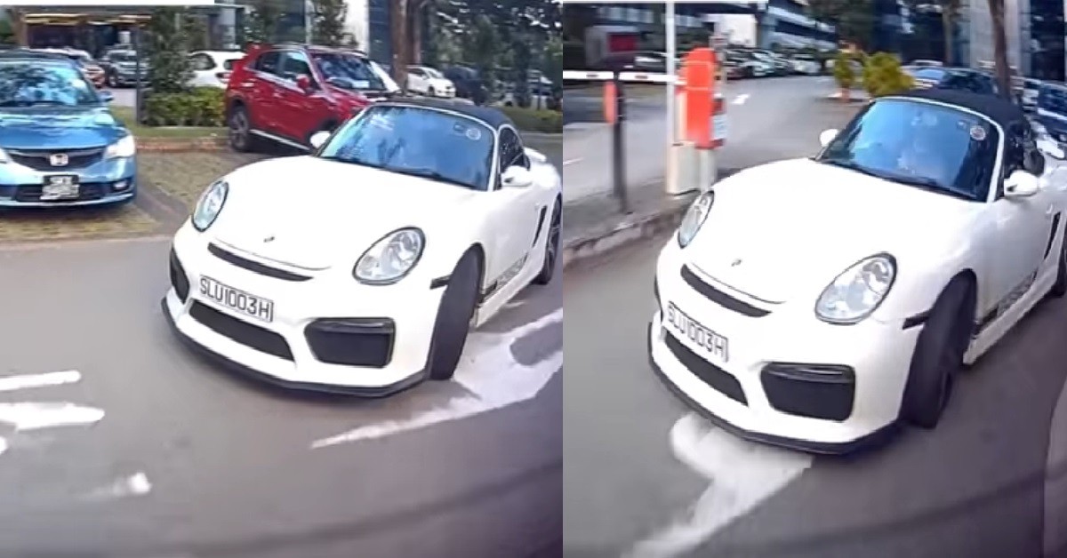 CHEAPO TAILGATING, GOT MONEY BUY PORSCHE BUT NO MONEY PAY PARKING