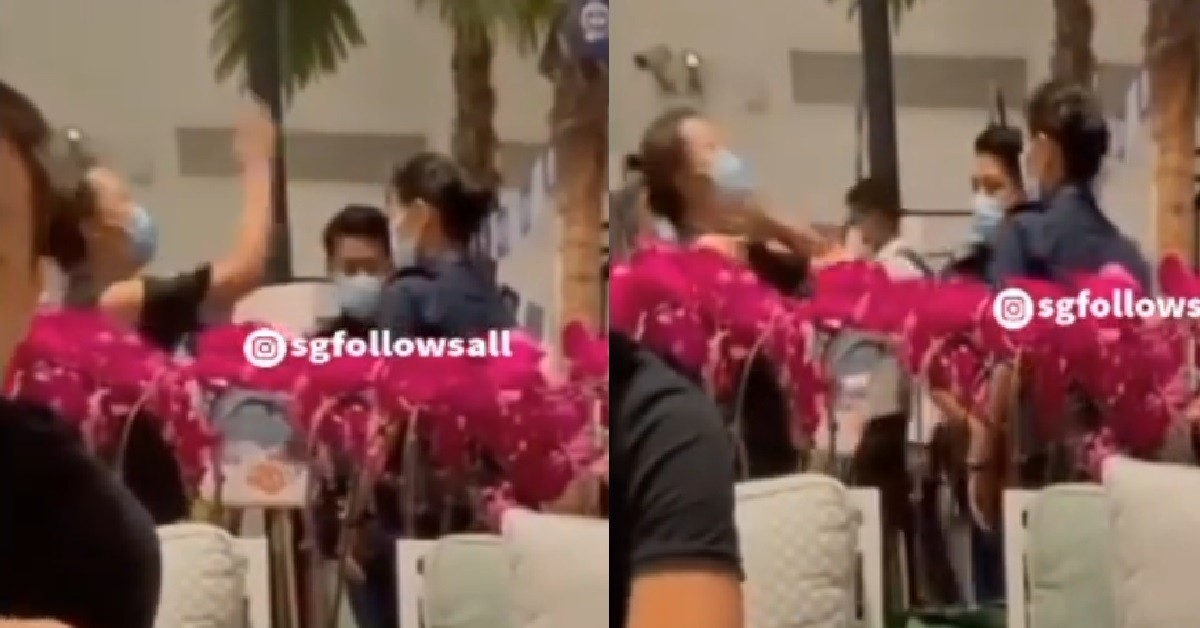 AUNTIE KISIAO AT WAITER, CALL POLICE AND WANT GET WAITER FIRED