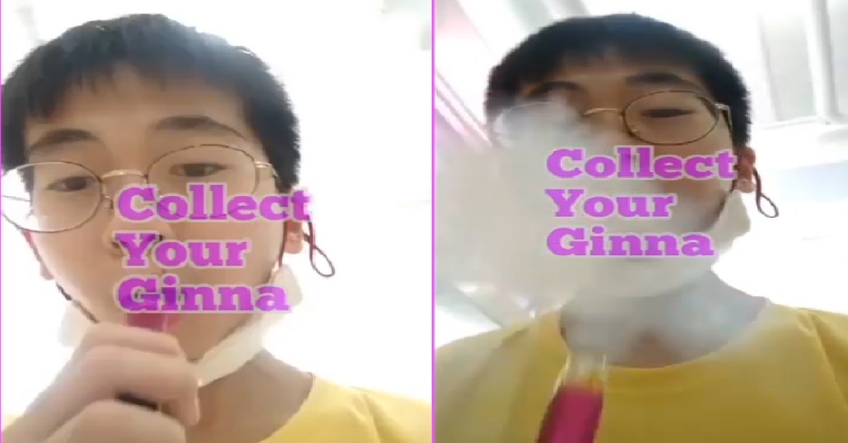 XIAO DIDI FROM PEIRCE SEC HIDE IN TOILET TO VAPE ILLEGALLY