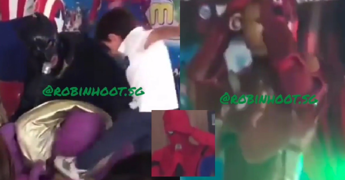 THANOS KENA HANTAM BY KIDS, IRONMAN & SPIDERMAN WATCH IN HORROR