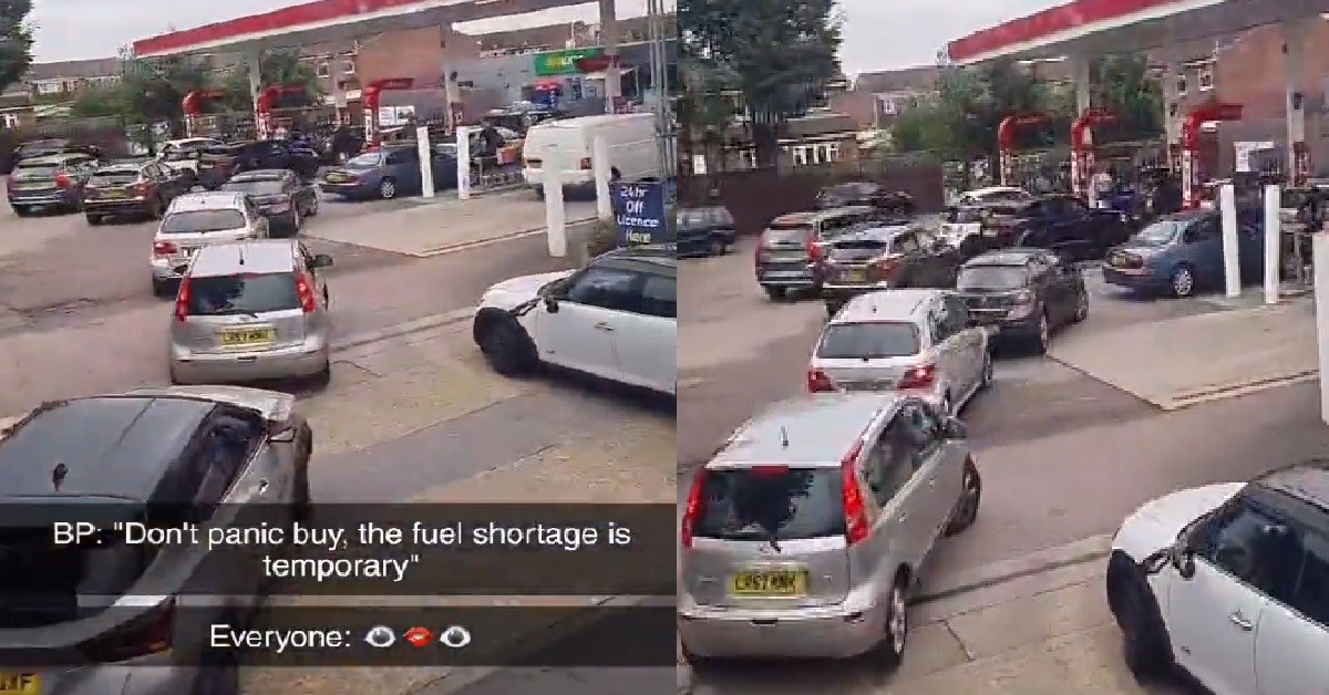 UK IN CRISIS – FUEL SHORTAGE AND PANIC BUYING, UK ARMY ON STANDBY