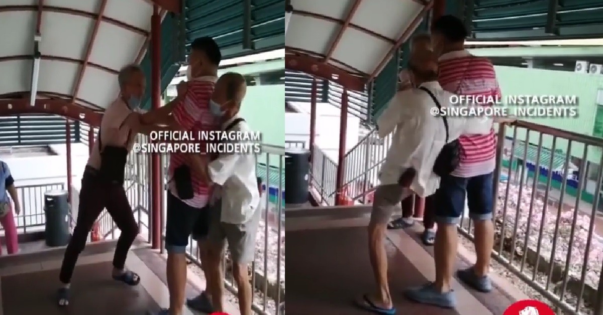 OLD UNCLES 1V1 FIGHTING, LAO AH PEK SOLO CARRY MIDDLE LANE