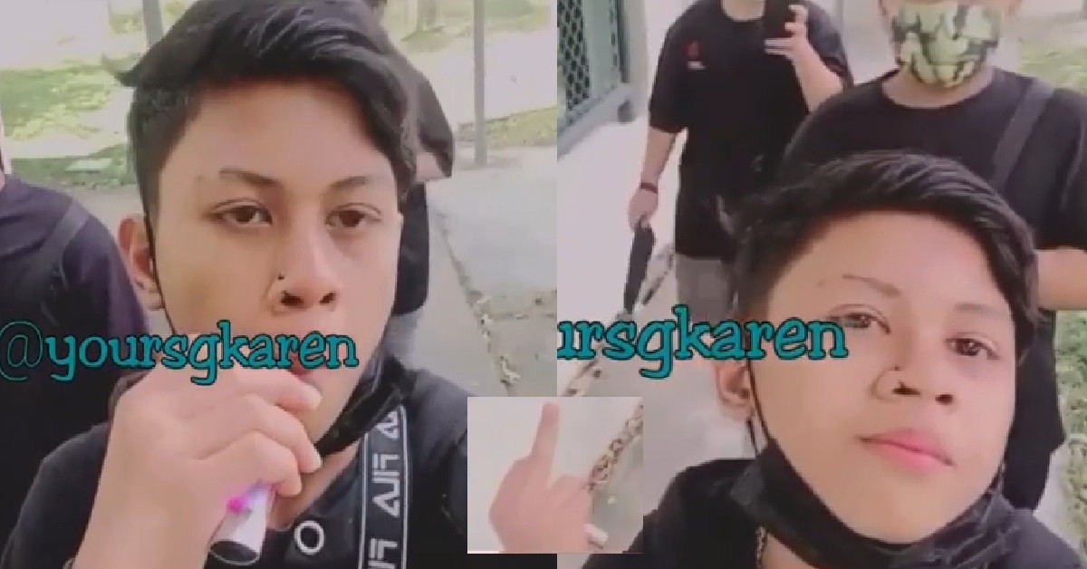 TINY MATREP FILM HIMSELF VAPING SO THAT POLICE CAN IDENTIFY HIM