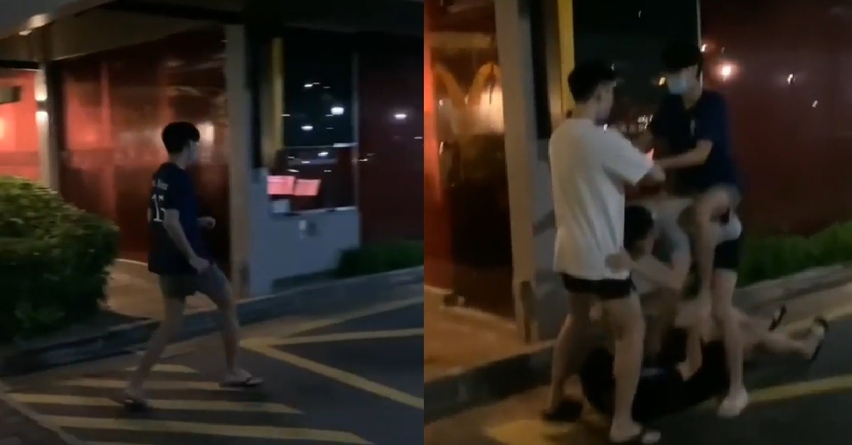 GROUP OF XIAO BENGS GO TO MCDONALD’S DRIVE-THRU IN THEIR “CAR”