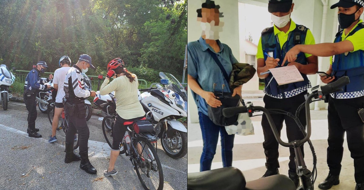 LTA CONDUCTS OPERATION AGAINST ERRANT ON-ROAD CYCLIST