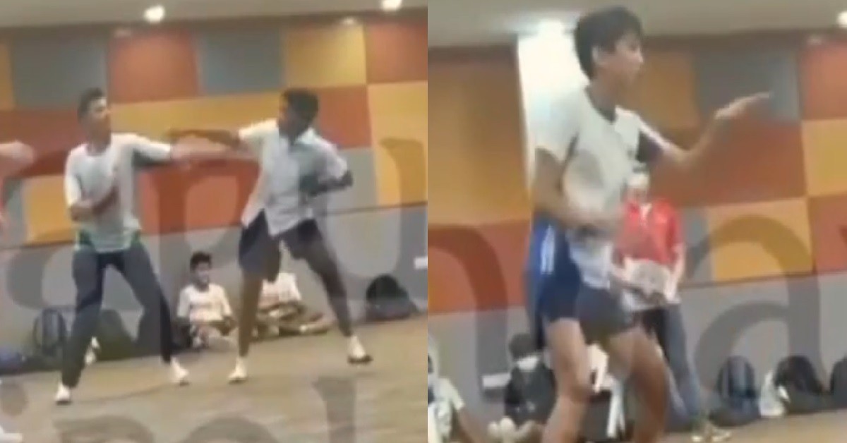 YPS FIGHTING INSIDE CLASS, “REFEREE” ALSO WANT TO JOIN IN, FIGHT WITH THE AIR