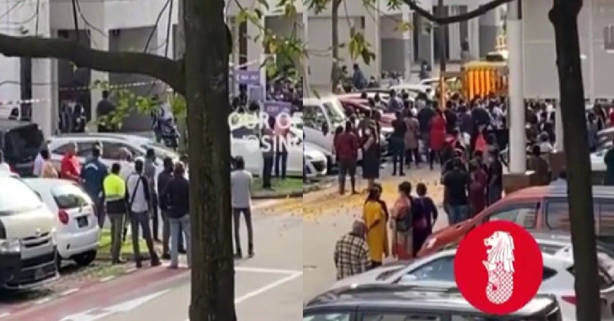 SHOCKINGLY LARGE GROUP OF PEOPLE GATHERING FOR FUNERAL