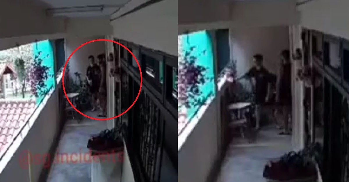 YP THROW RUBBISH ONTO SHELTER, THOUGHT NOBODY SEE, CAUGHT ON CCTV