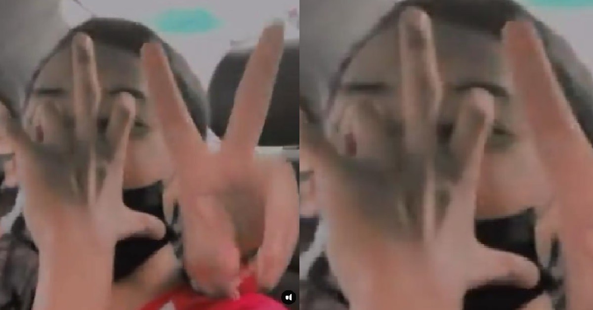 GANGSTER FLASH “AIRPORT KIA” GANG SIGN, WANT TO FLY AWAY FROM PANDEMIC