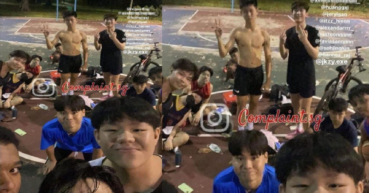 YOUNG PUNKS NO WEAR MASK, GATHER IN GROUP OF 12 TO SHARE THE VIRUS