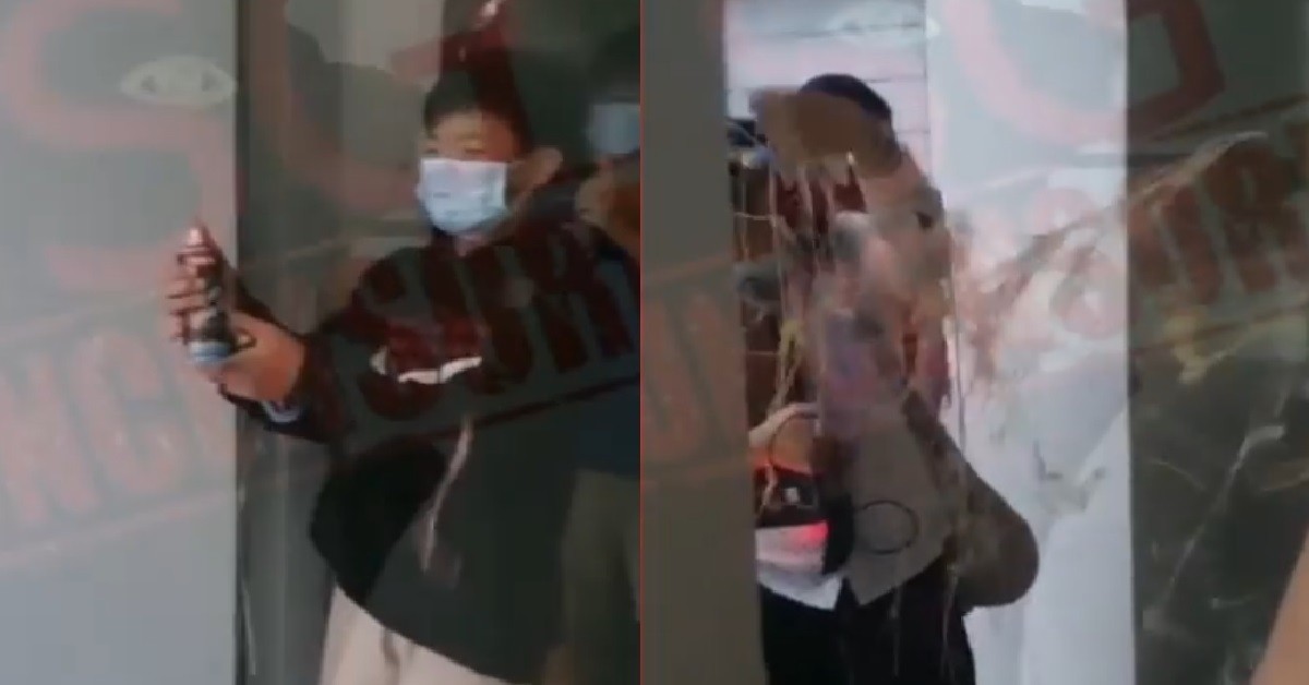 TEACHER KENA SHOOT BY STUDENTS WITH SILLY STRING FOR TEACHER’S DAY