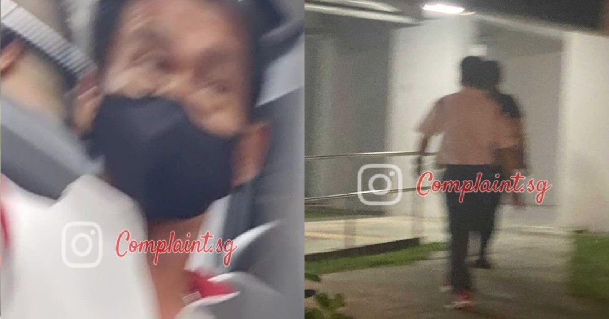 CHIKOPEK UNCLE STARE AT XMM’S BACKSIDE IN BUS, THEN ALIGHT & FOLLOW THEM