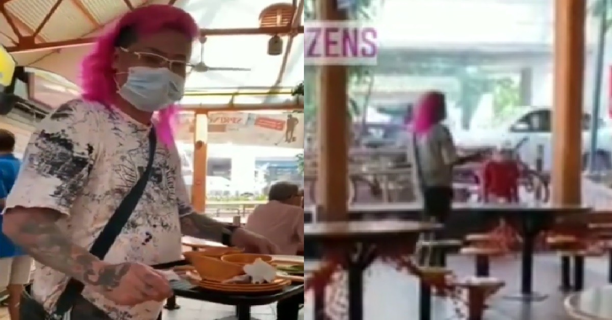 ANGKONG SIAO UNCLE SAY HE PAIKIA BUT ALSO BOPIAN, NEED TO RETURN TRAY