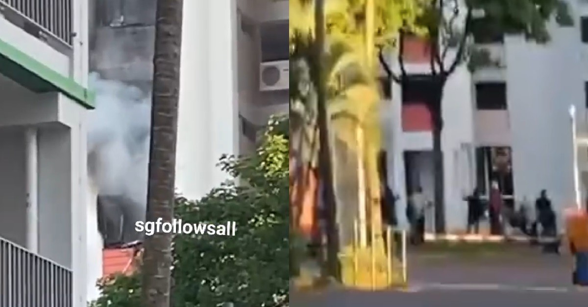 FIRE BROKE OUT AT MARSILING LANE, RESIDENTS WATCHING AS HOUSE BURN