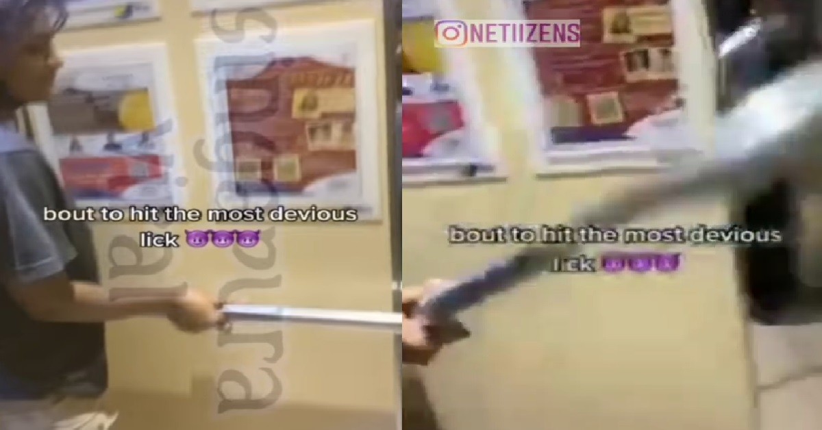 YPS BACK AT IT AGAIN, STEAL HANDLEBAR FROM LIFT FOR TIKTOK