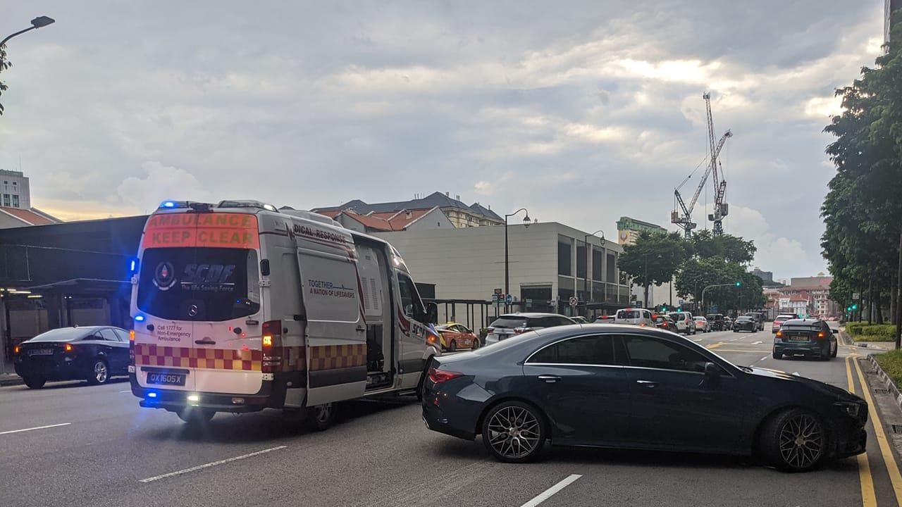 FOREIGN WORK FLUNG OFF LORRY AFTER ACCIDENT ALONG CROSS ST