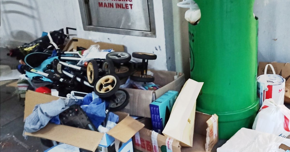 MAN CALLS FOR JAIL SENTENCE AFTER RUBBISH PILED UP BY RESIDENTS @ AMK