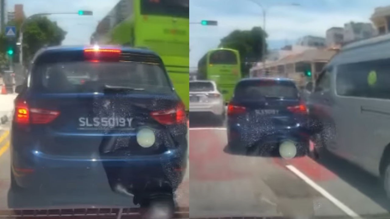 BMW CHANGE LANE NO SIGNAL NO CHECK, KANA BANG ALONG  GUILLEMARD RD