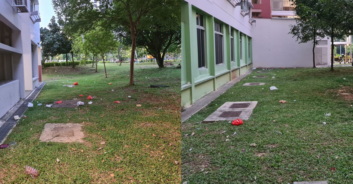 BUANGKOK CRESCENT RESIDENT THROWS RUBBISH STRAIGHT OUT OF WINDOW