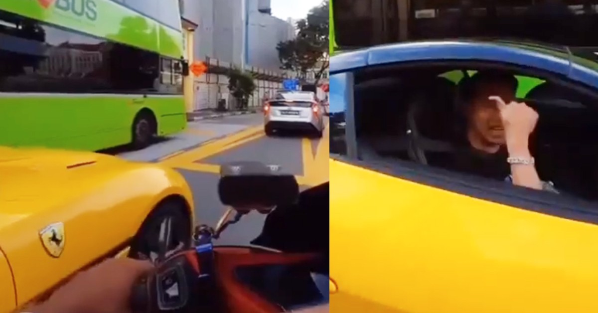 GUY ASK FERRARI DRIVER WHAT HE WORKS AS, MAN REPLIED “FOOD PANDA”