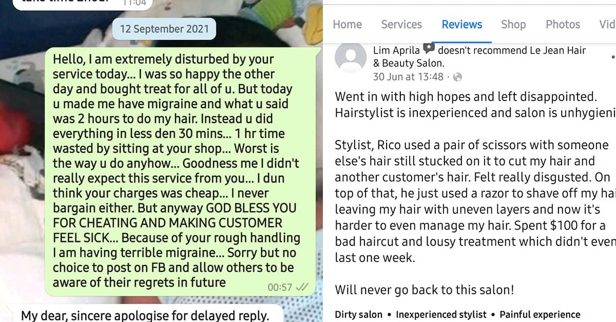 WOMAN TRAUMATISED AFTER GOING BAD SALON, DRAMA MAMA