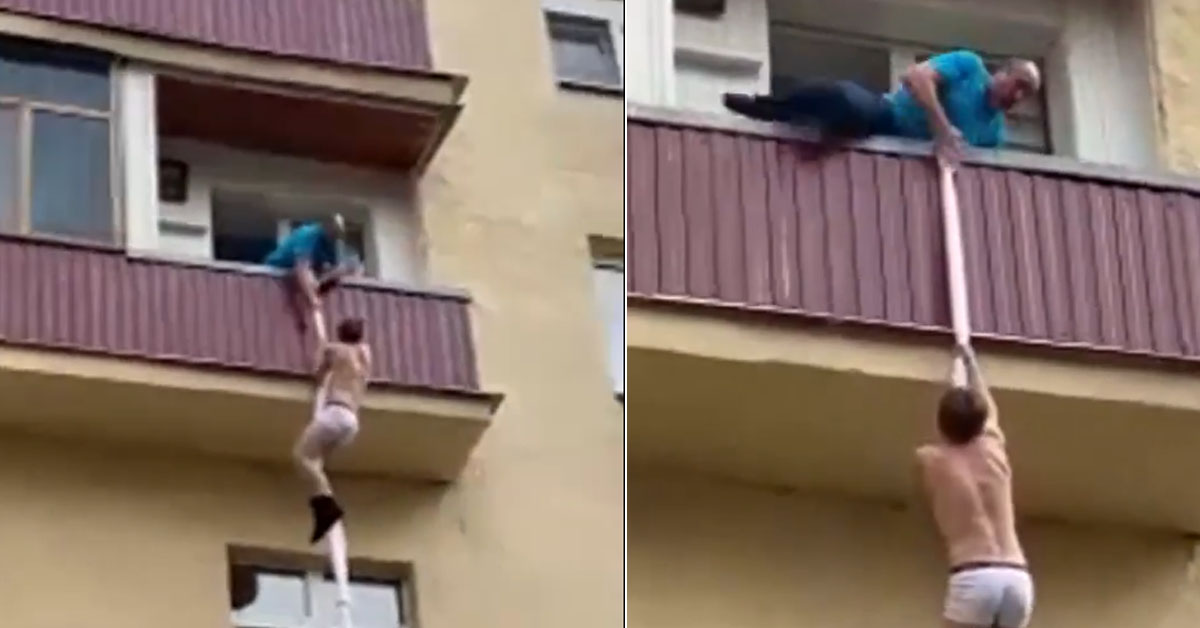 MAN ESCAPES IN UNDERWEAR AFTER SLEEPING WITH SOMEONE’S WIFE