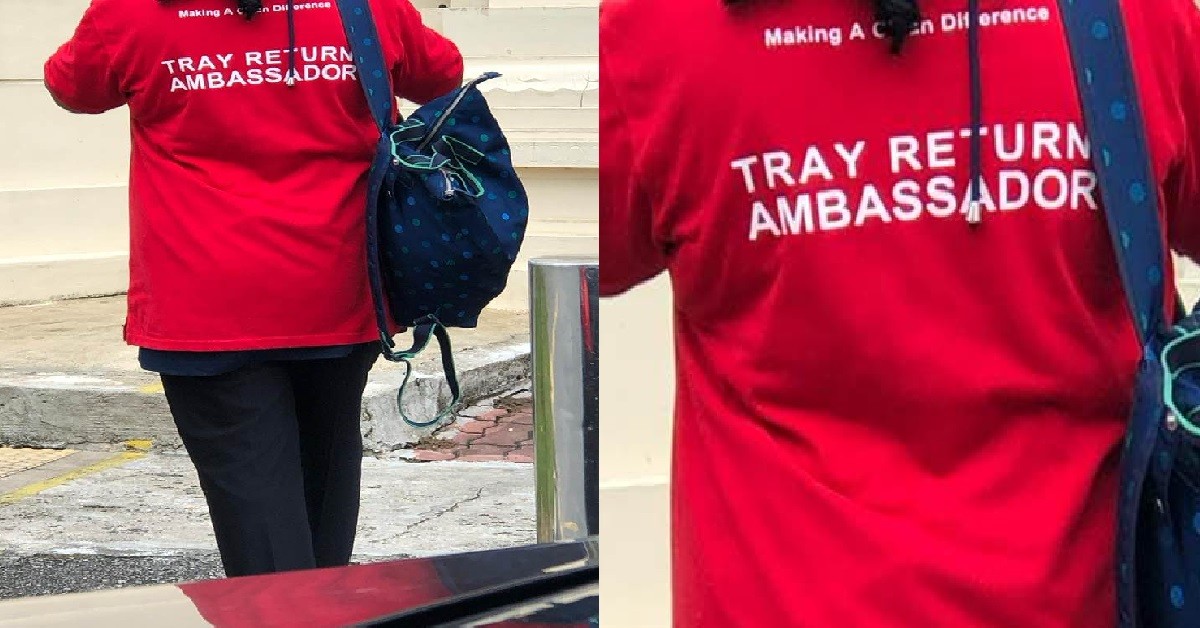 S’PORE NOW GOT “TRAY RETURN AMBASSADORS”, UP TO $2.2K PER MONTH