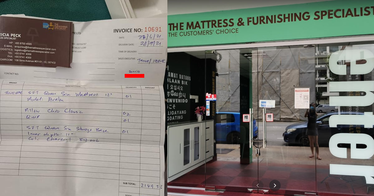 WOMAN CHEATED OVER $2,000 FROM FURNITURE COMPANY @ SIMS AVENUE