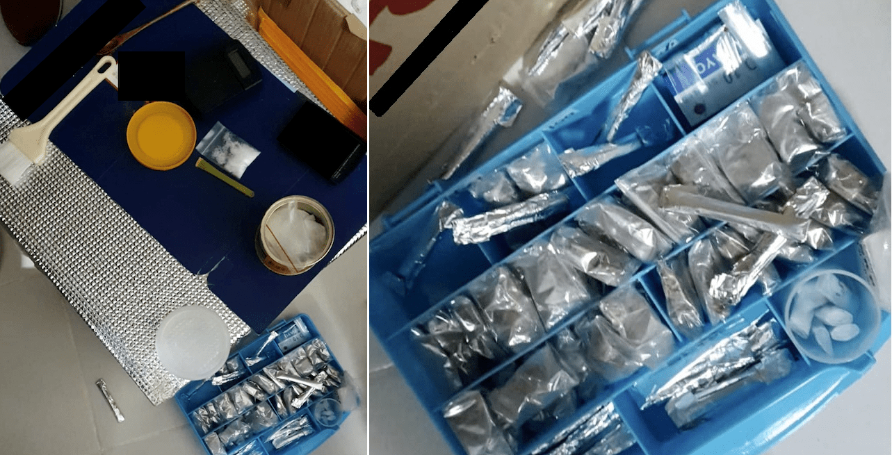 CNB ARREST 6 MEN SEIZING DRUGS WORTH OVER $200,000