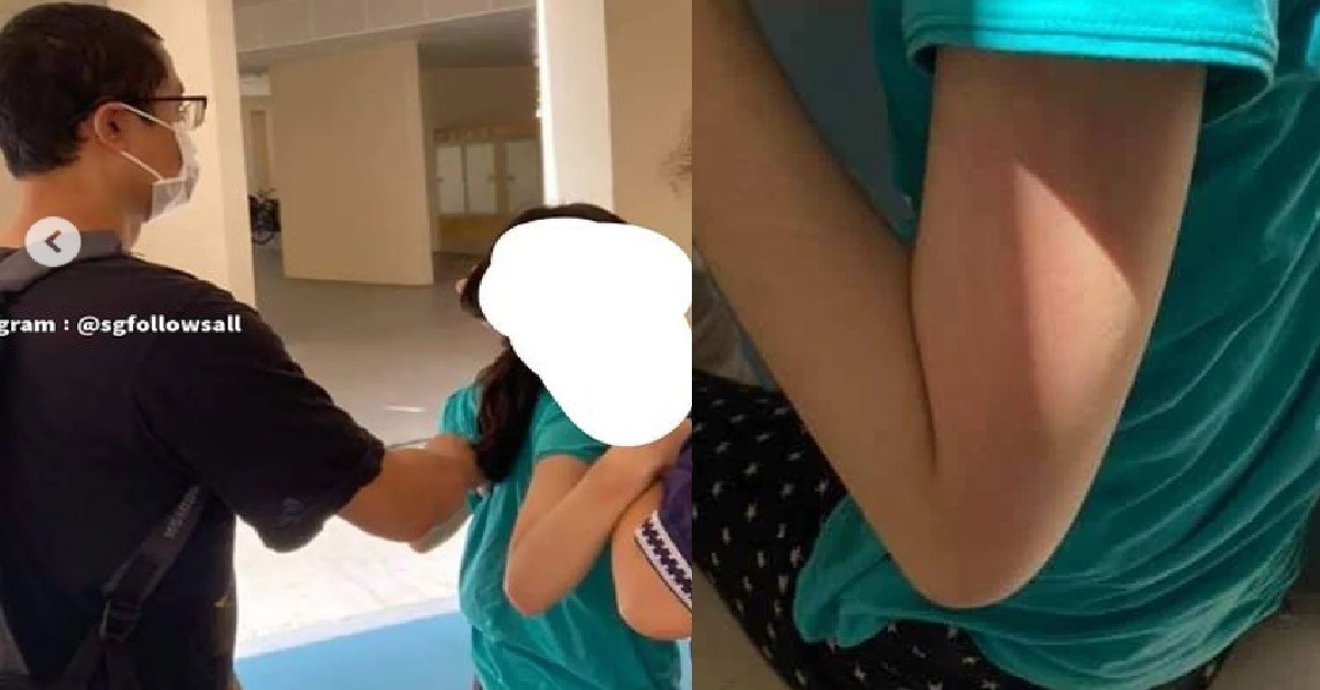 MAN HANTAM DAUGHTER IN PUBLIC, TELLS PASSERBY “SHE’S MY DAUGHTER”