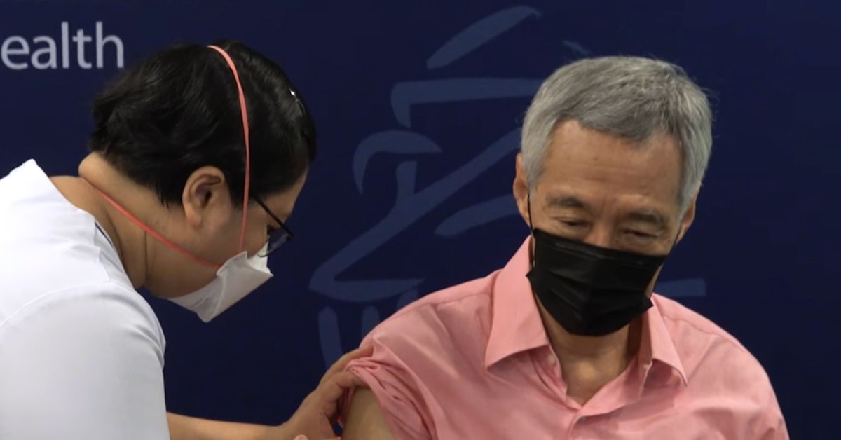 PM LEE RECEIVES BOOSTER JAB TO STRENGTHEN AGAINST COVID-19