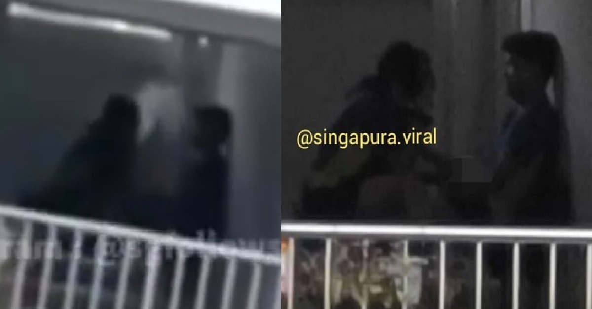 XMM HELP H*RNY XIAO DIDI RUB HIS KUKUBIRD AT STAIRCASE, SMOKE TGT