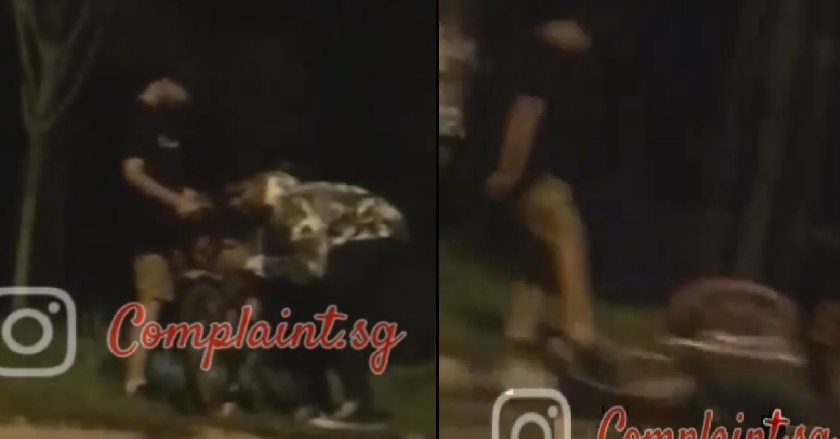 YPS TRY TO BREAK BICYCLE LOCK, FAIL THEN THROW TANTRUM SMASH BICYCLE