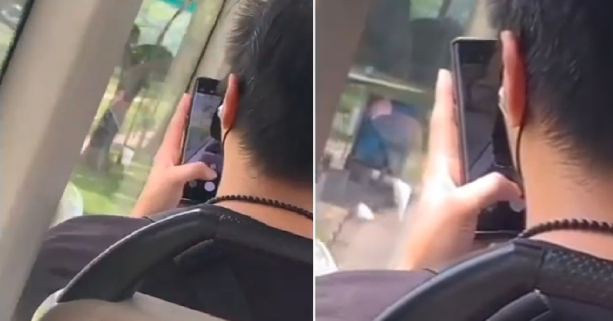 MAN ALLEGEDLY TOOK PHOTO OF WOMAN’S CLEAVAGE AT BUS STOP, CAUGHT BY COMMUTER