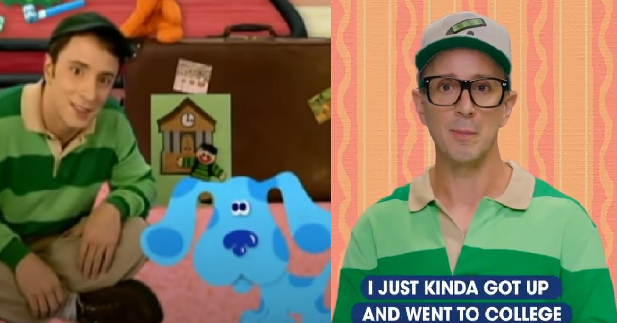 STEVE FROM BLUE’S CLUES RETURNS 20 YEARS LATER, TELLS US HE’S PROUD OF US