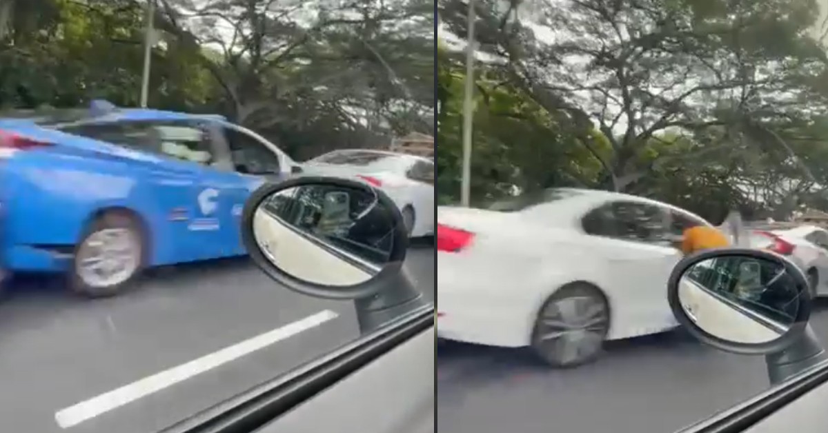 8 CARS CRASHED INTO EACH OTHER AFTER 1 CAR BRAKES, TAILGATORS