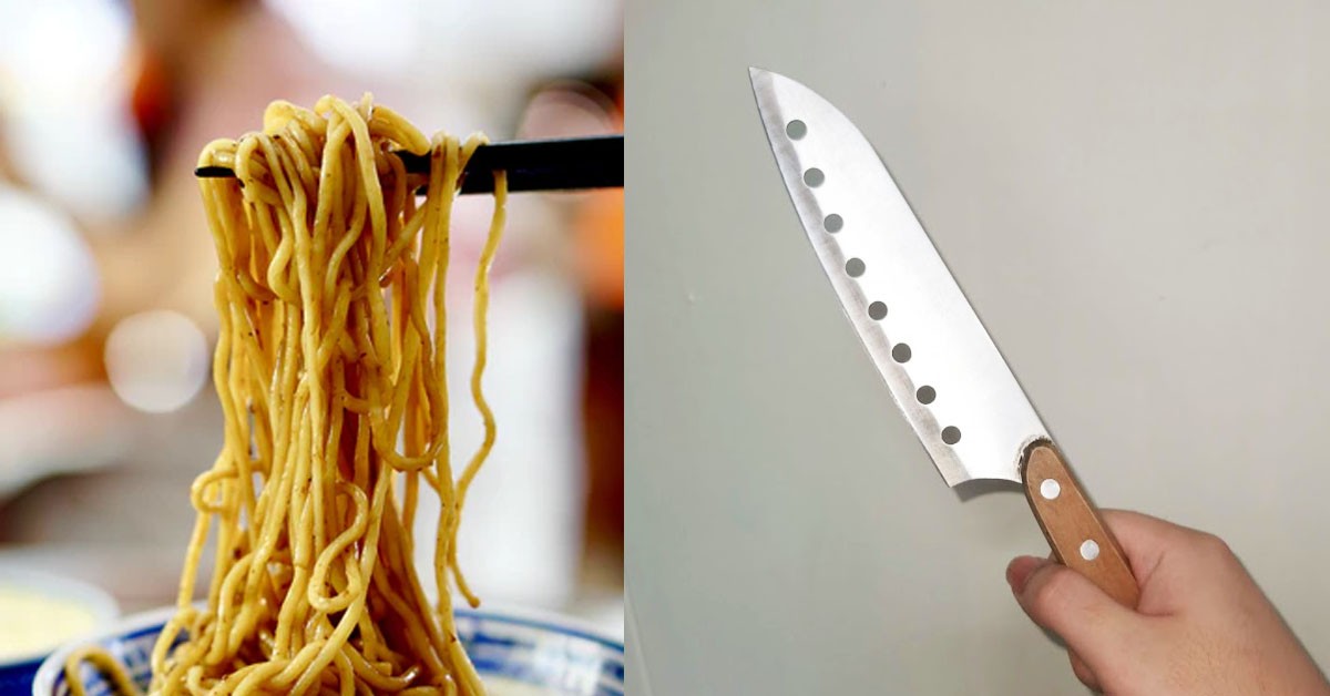 17 Y.O BOY ROBBED GROCERY STORE WITH KNIFE, MADE OFF WITH A PACK OF NOODLES