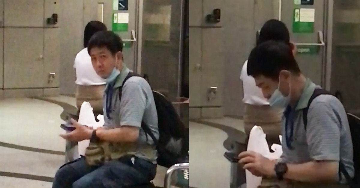 MAN SCOLD VULGARITIES WHEN TOLD TO WEAR MASK AT BEAUTY WORLD MRT