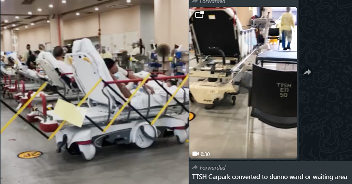 WOMAN SHARES FOOTAGE OF TAN TOCK SENG HOSPITAL