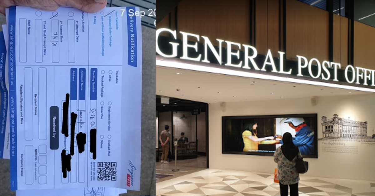 CUSTOMER DISAPPOINTMENT AT SINGPOST, DELIVERY FAILED TWICE!