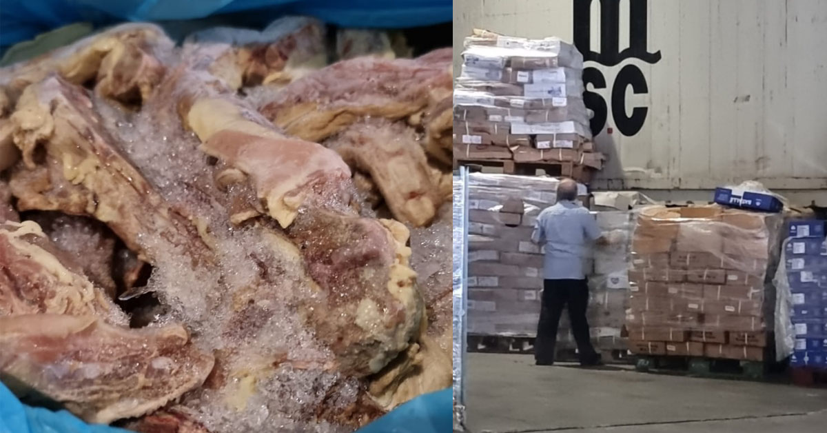 MAN CLAIMS FOOD COMPANY HIDE ROTTING FOODS FROM SFA DURING INSPECTION