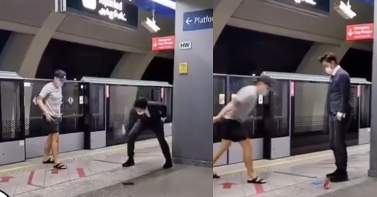 LOCALS COPY SQUID GAME AT ALJUNIED MRT