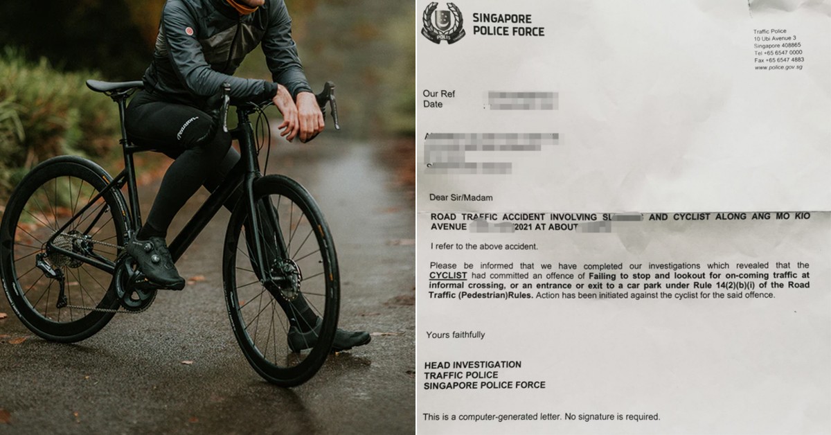 CYCLIST WANT CLAIM DRIVER INSURANCE, END UP GET CHARGE BY POLICE