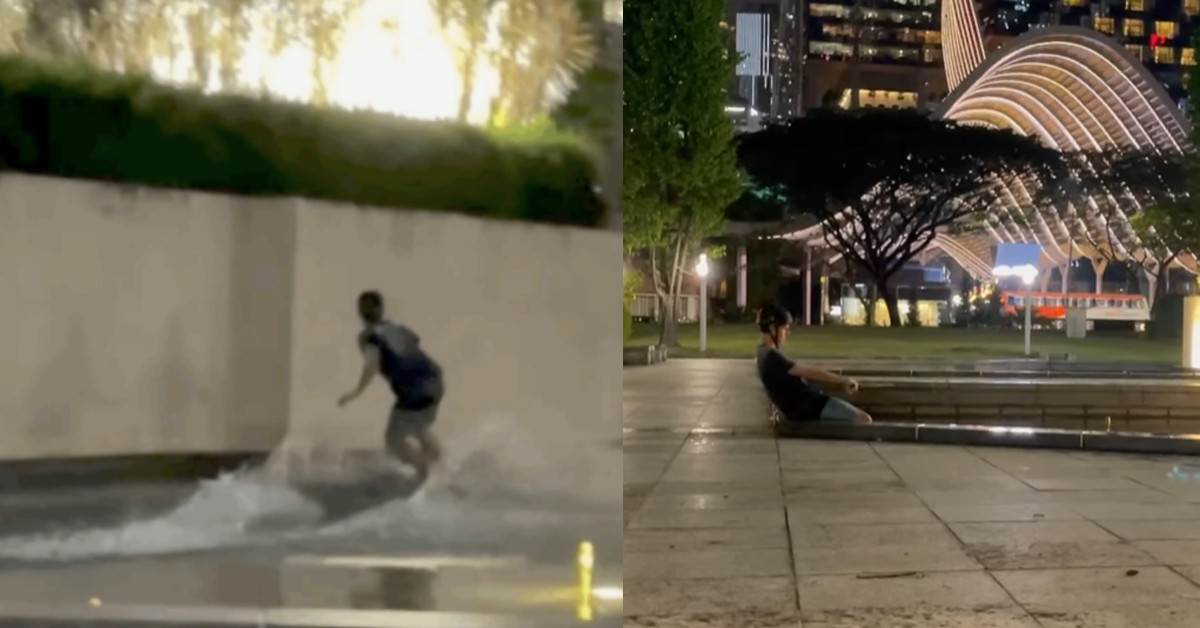 ANG MOH WHO WAKEBOARD AT WAR MEMORIAL COULD BE JAILED & FINE