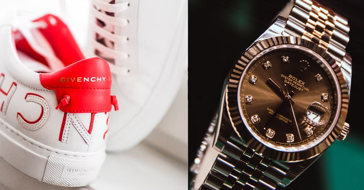 MAN SAYS NO POINT WASTING TIME TO SHOW OFF BRANDED GOOD