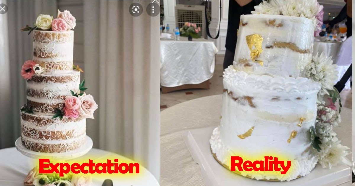 WEDDING DISASTER, SELLER DEMANDS $330 FOR CAKE THAT LOOKS LIKE ROJAK