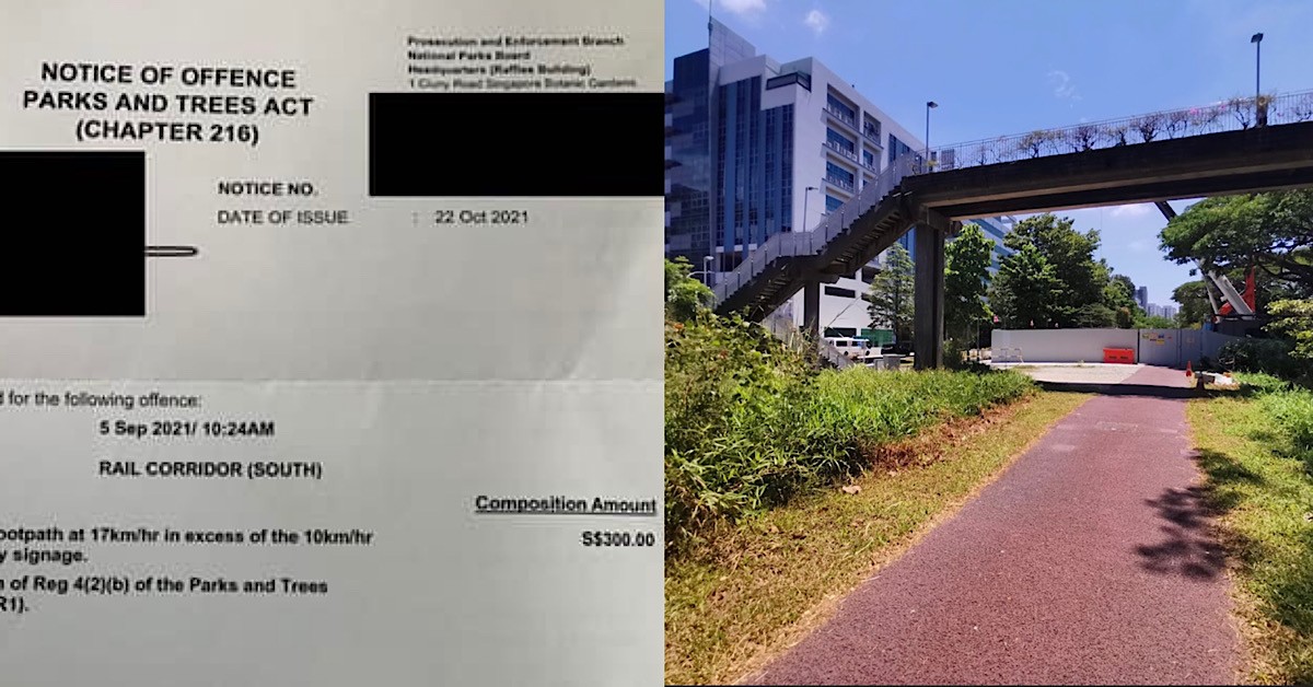 CYCLIST FINED $300 FOR SPEEDING ON RAIL CORRIDOR FOOTPATH